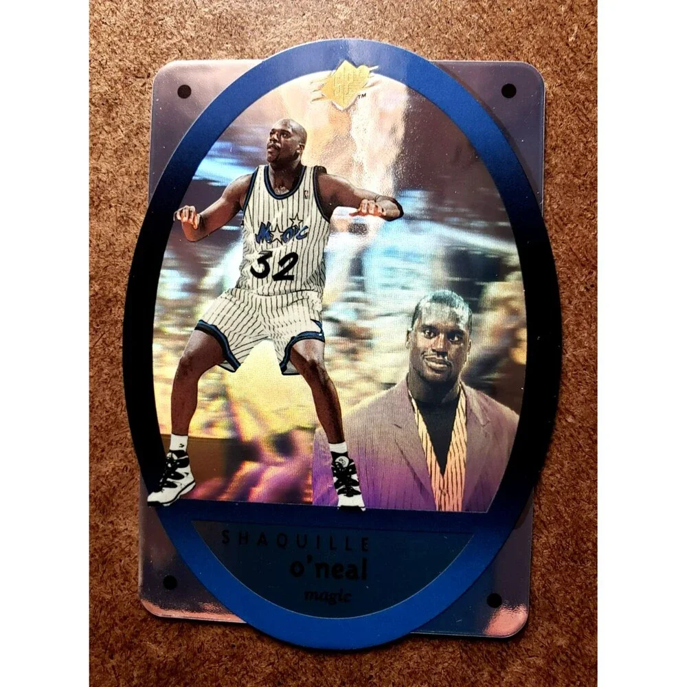 1996 Upper Deck SPx SHAQUILLE O'NEAL HOLO  Die Cut Insert Card #35 ORLANDO MAGIC